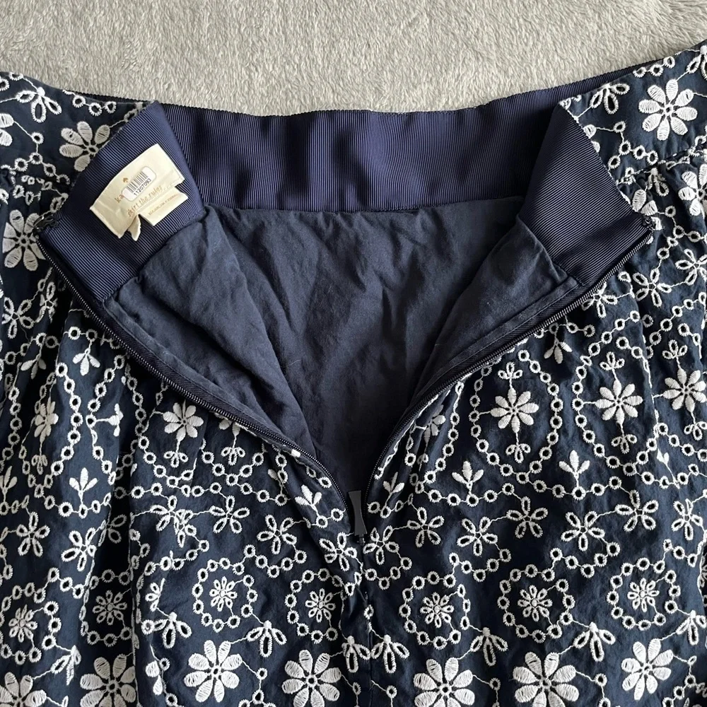 Kate Spade Shore Thing Eyelet Wrap Mini Skirt Size 12